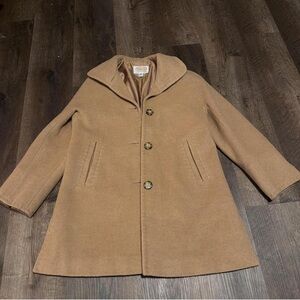 Talbots Women's Tan Pea Coat